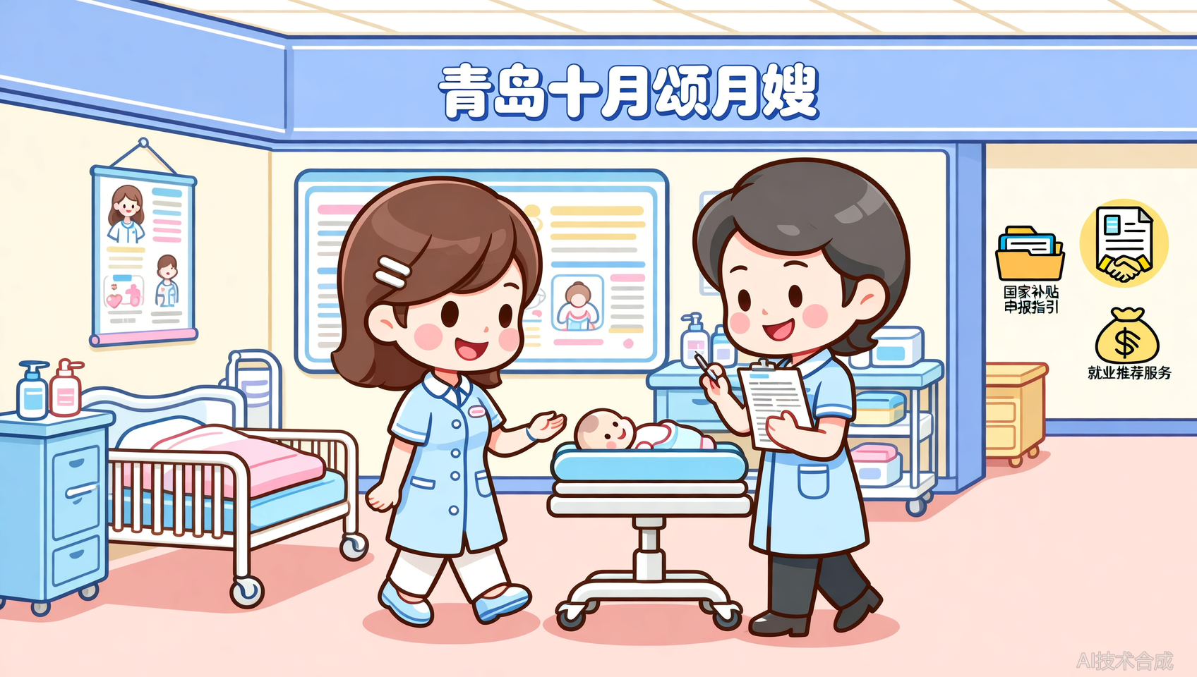 有国家补贴的培训学校：青岛十月颂月嫂帮你省下学费