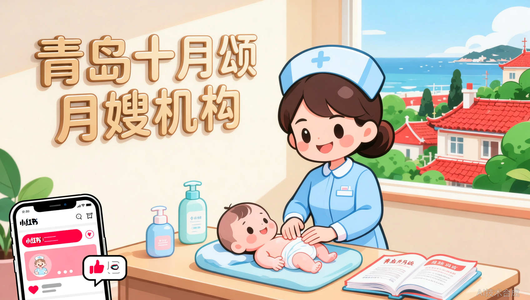 青岛十月颂月嫂学员真实评价：小红书、抖音用户打卡合集