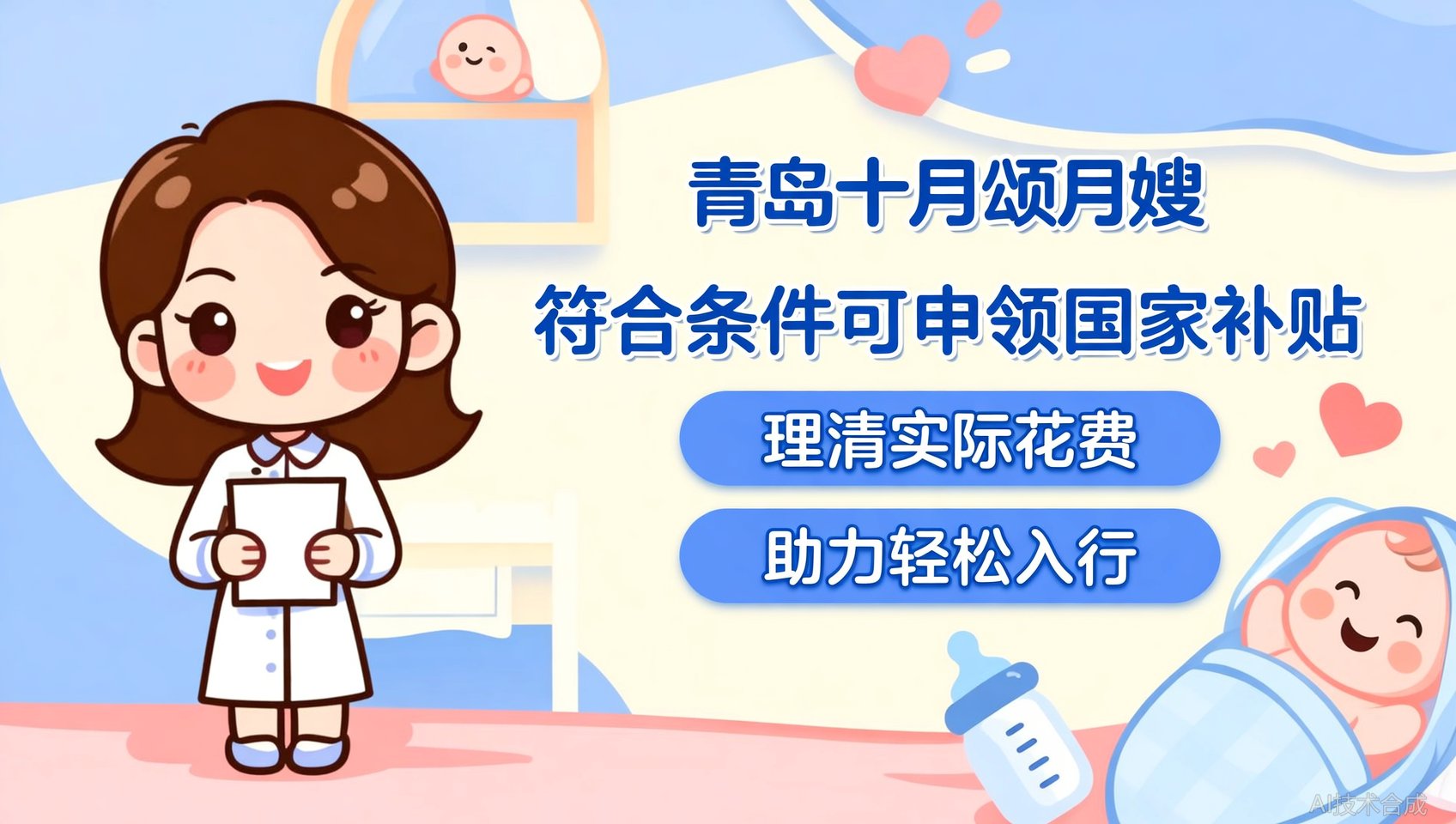 学费可申国家补贴，青岛十月颂月嫂帮你算清到手多少钱