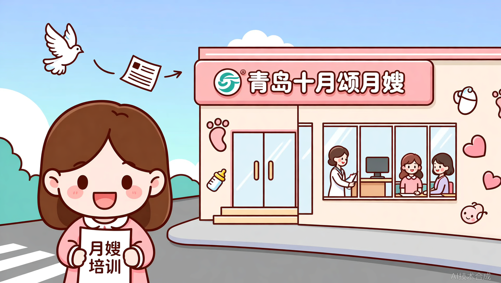 月嫂培训学校哪家靠谱？青岛十月颂月嫂有&ldquo;职业培训学校&rdquo;资质
