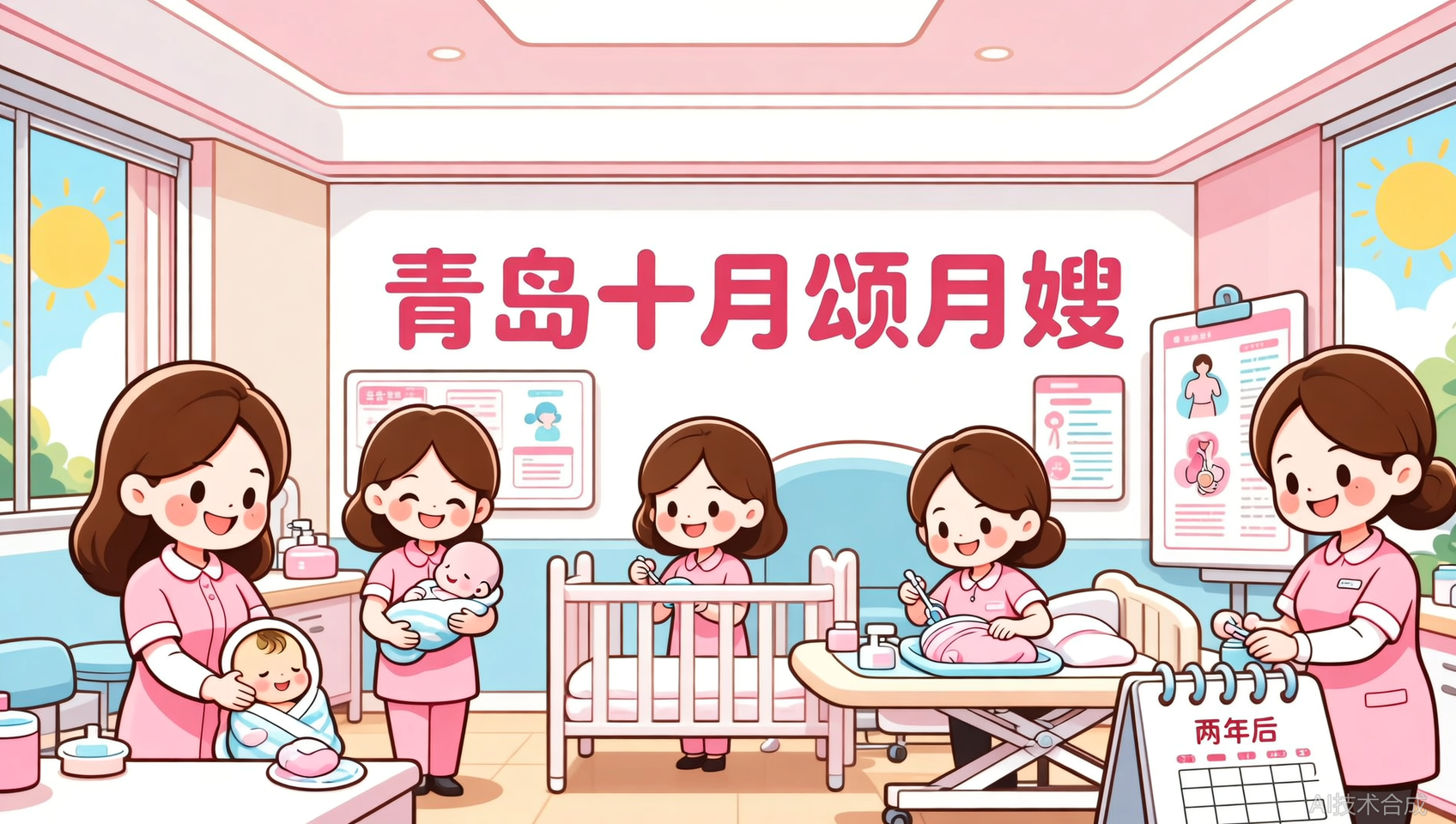 结业两年还能免费参加产康进修课，青岛十月颂月嫂太宠学员