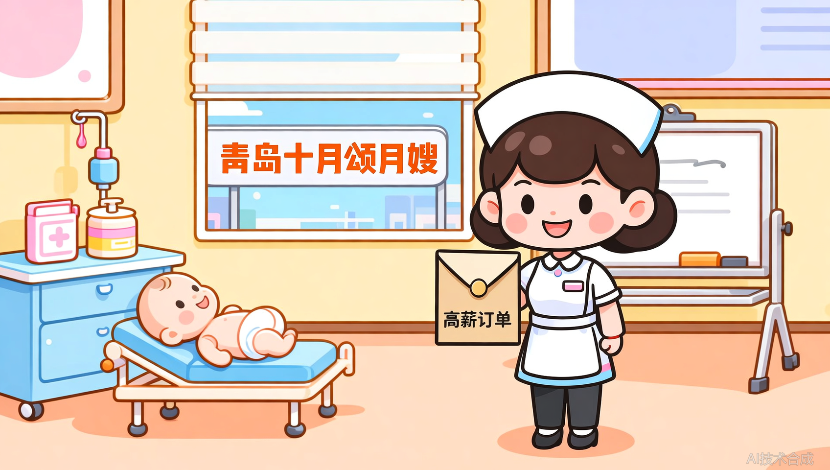 宝妈学完当月接单：青岛十月颂月嫂真实案例签约过程全记录