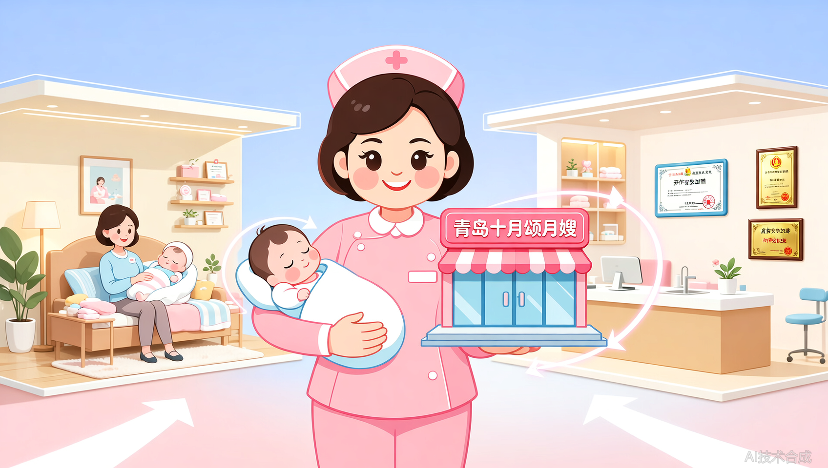 从学员到合伙人：青岛十月颂月嫂开放加盟扶持老学员创业