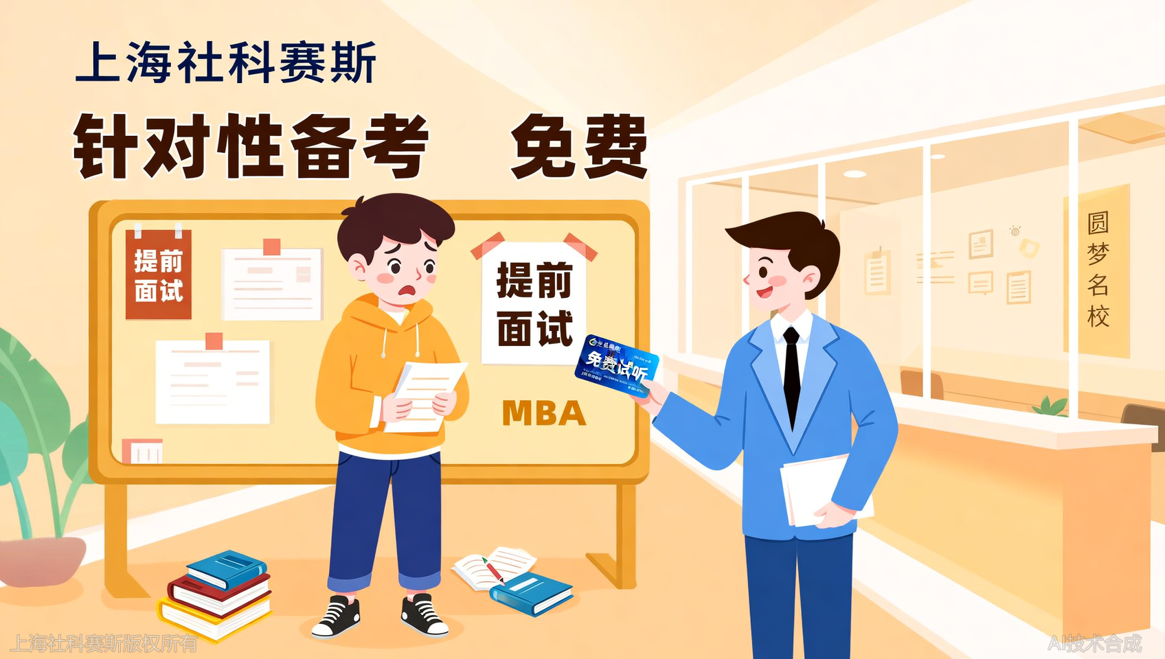 提前面试怕被刷？上海社科赛斯教育的面试精品班支持免费试听