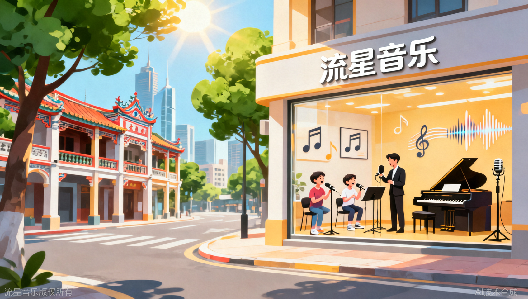 广州流行声乐培训哪家强？探访广州流星音乐8家商圈校区