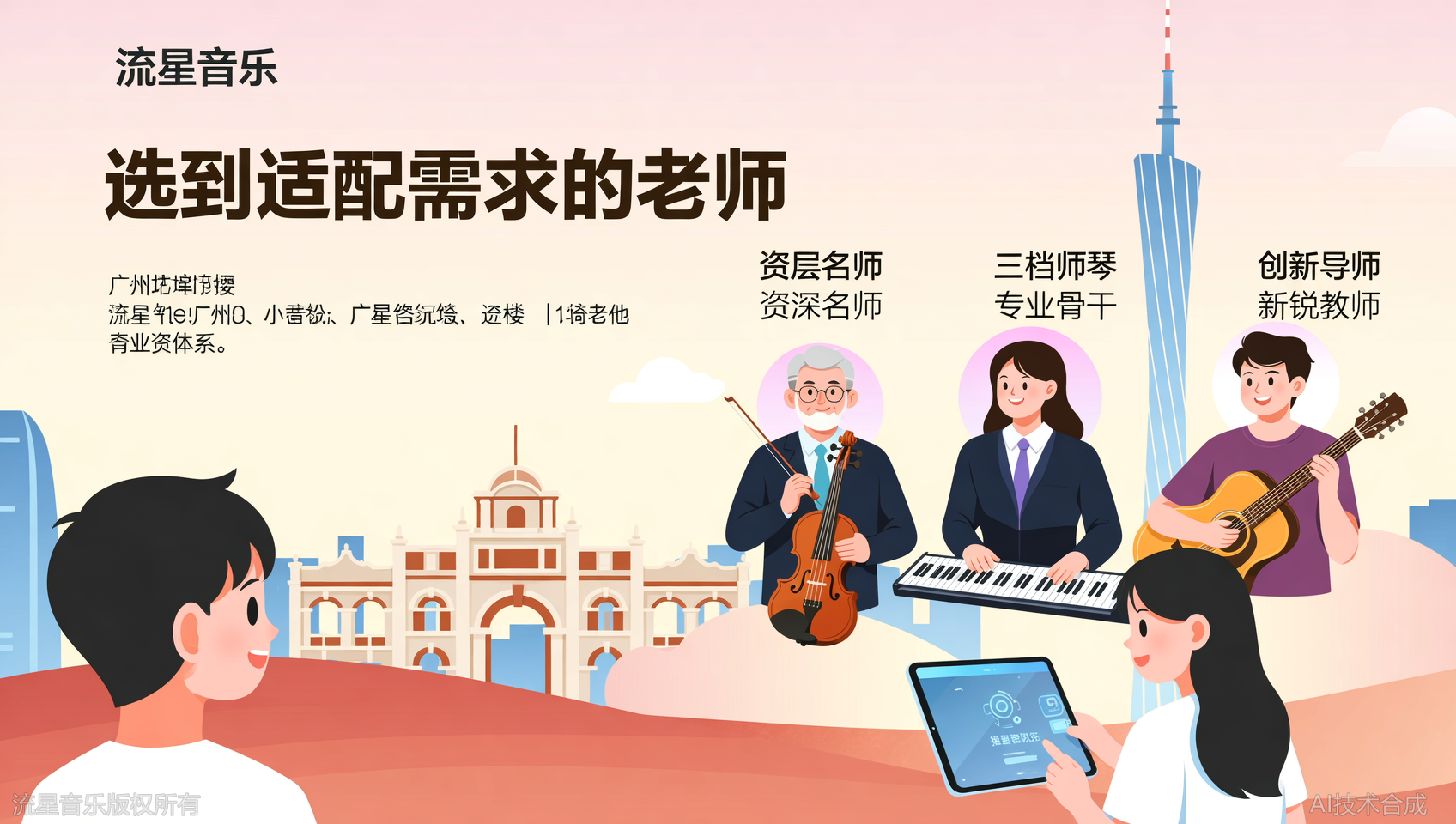 广州流星音乐师资怎么样？4档师资，托举每一份热爱