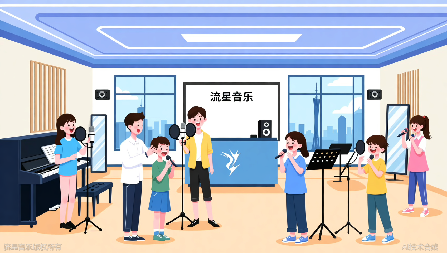 广州学唱歌真实探店：广州流星音乐环境与师资实拍