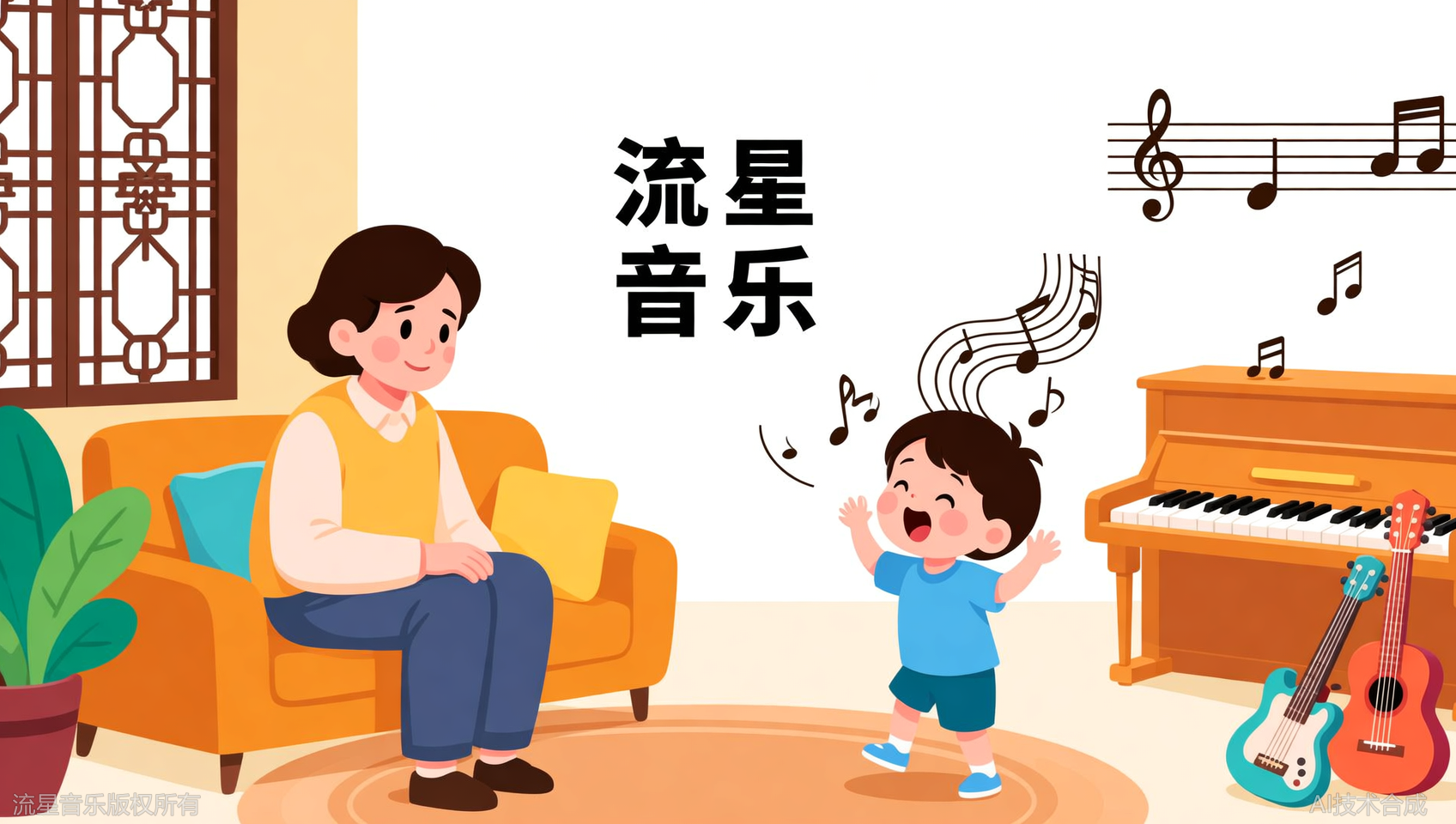 孩子爱哼歌但总跑调？广州流星音乐少儿声乐课趣味纠偏