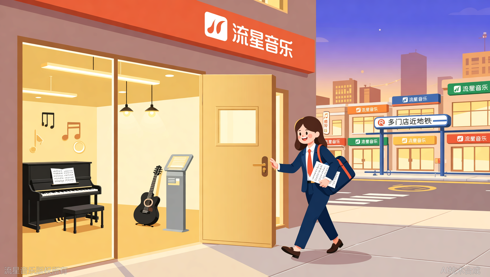 下班后想学门才艺？广州流星音乐晚间时段灵活预约制