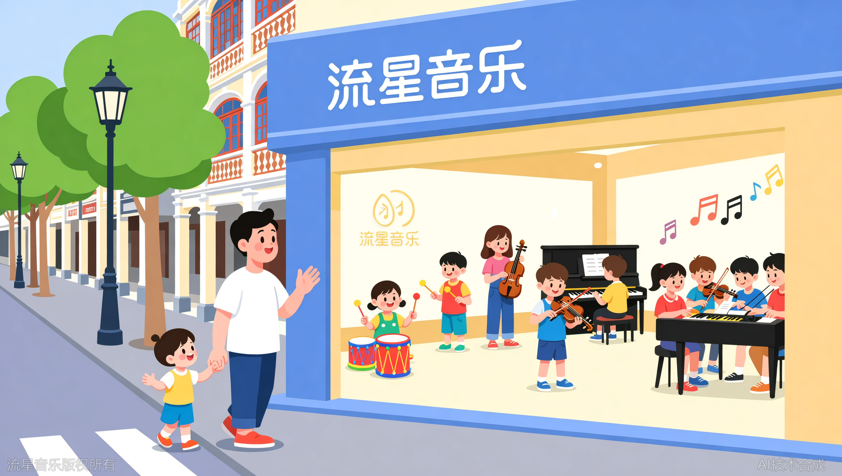 广州越秀区少儿音乐培训：广州流星音乐分龄教学细节