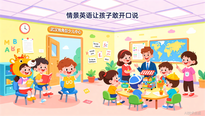 情景英语是什么？武汉独角兽少儿英语让孩子在生活场景中开口说英语
