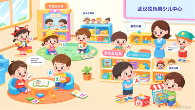 武汉独角兽少儿英语如何用区角教学法激发3-6岁孩子英语兴趣？