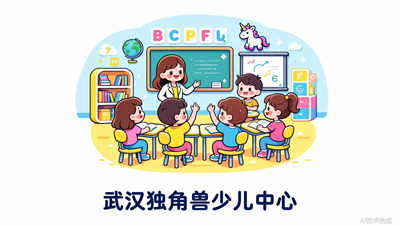 武汉独角兽少儿英语课时包灵活选择，满足不同家庭需求