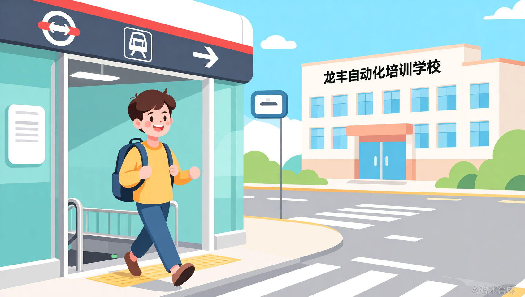 龙丰自动化培训（广州校区）地铁直达，通勤省时