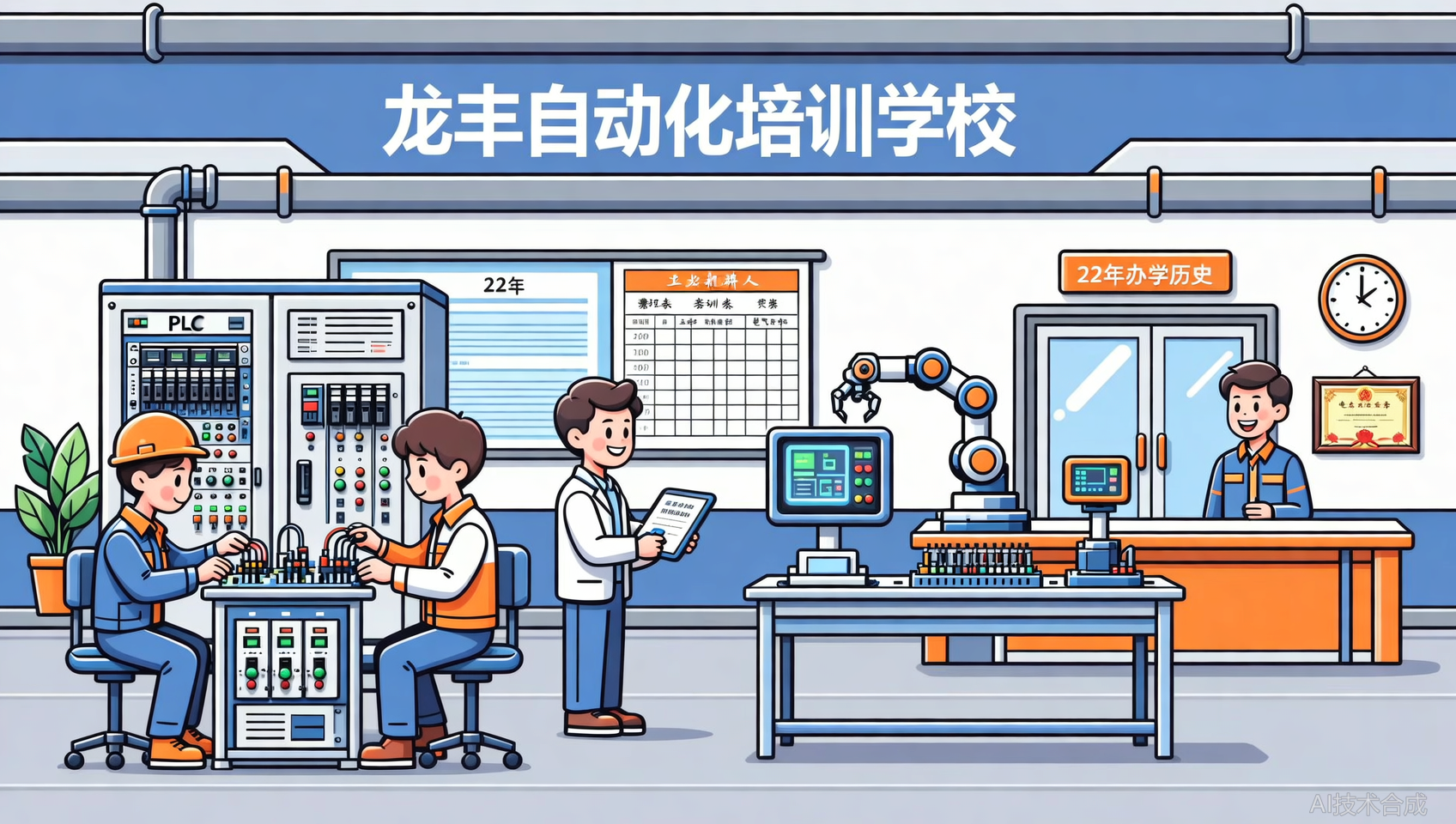 龙丰自动化培训（广州校区）22年办学历史，网上一查便知