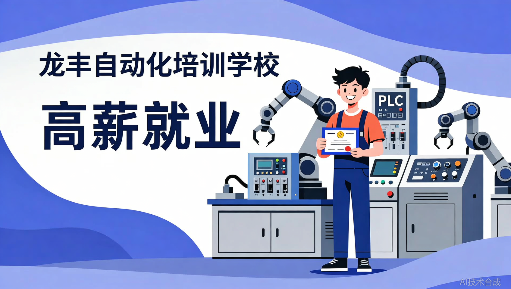 推荐同事也报了龙丰自动化培训（广州校区），他学完连升两级
