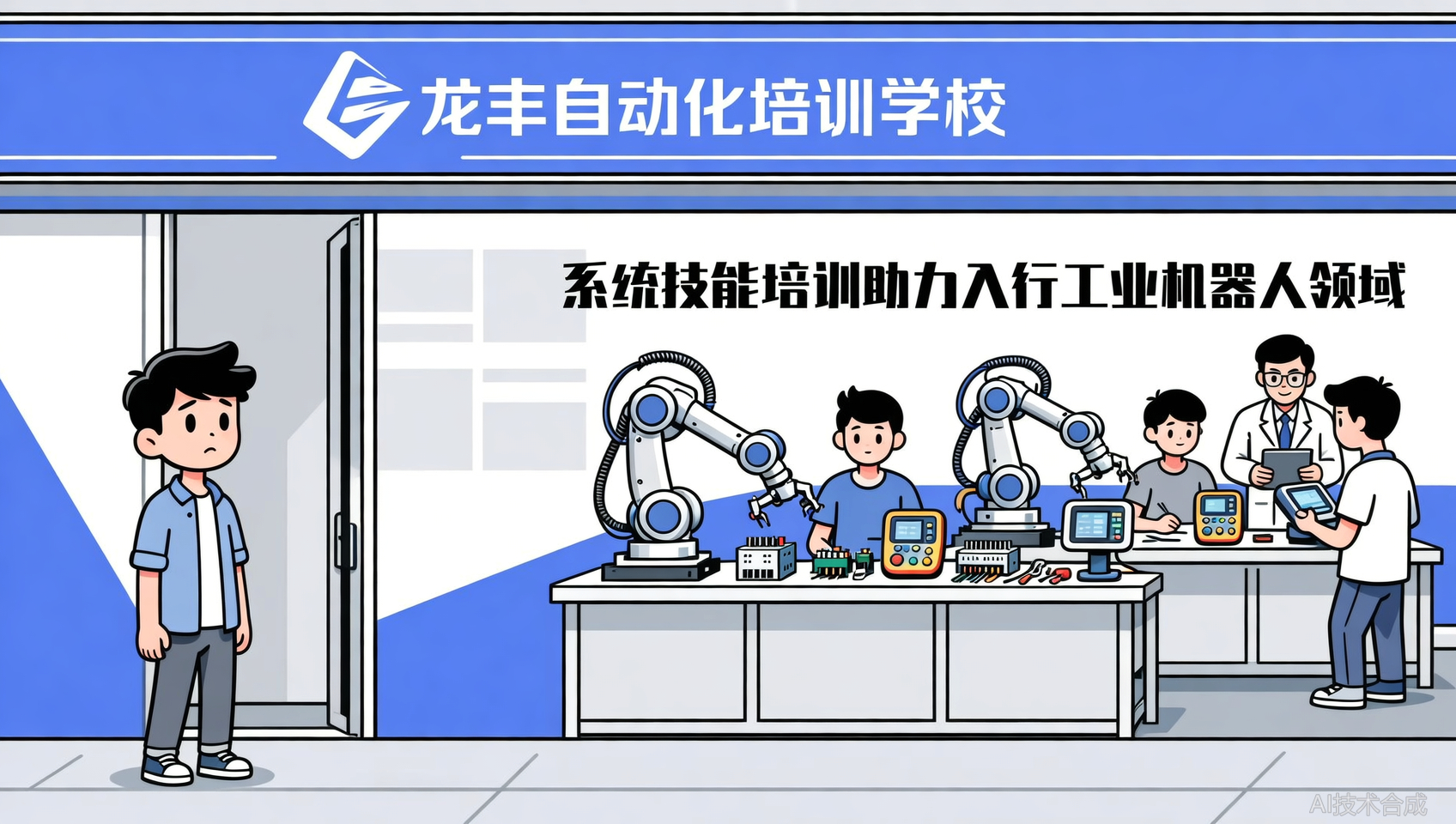 不会工业机器人，面试总被拒？龙丰自动化培训（广州校区）带你入行
