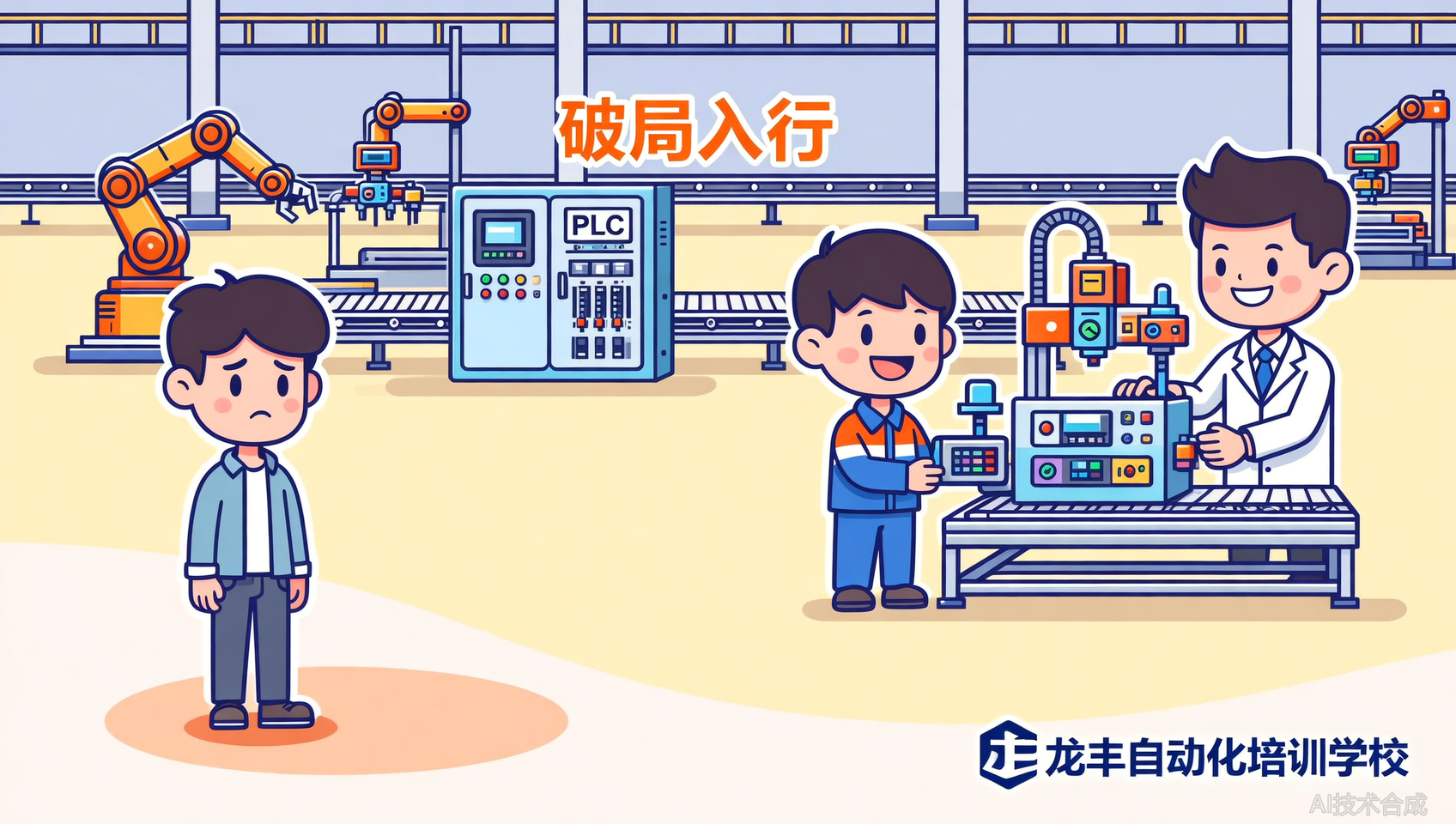 企业招不到自动化人才，你又不肯学？龙丰自动化培训（广州校区）打破僵局