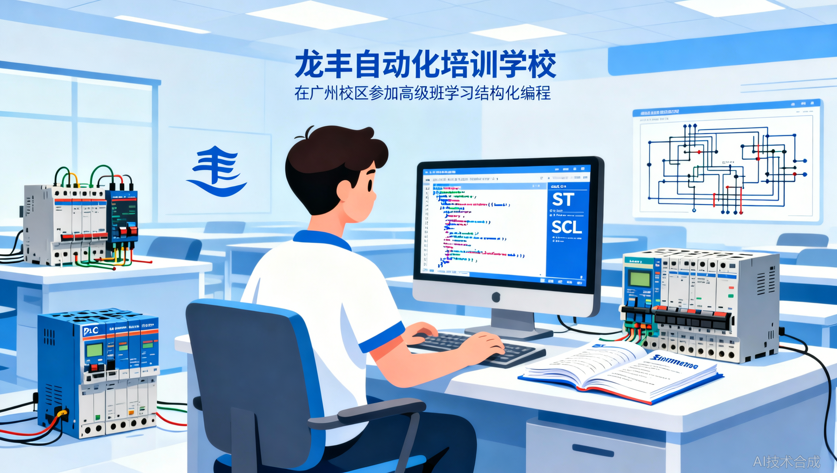 想学ST语言和SCL，龙丰自动化培训（广州校区）的高级班够不够深？