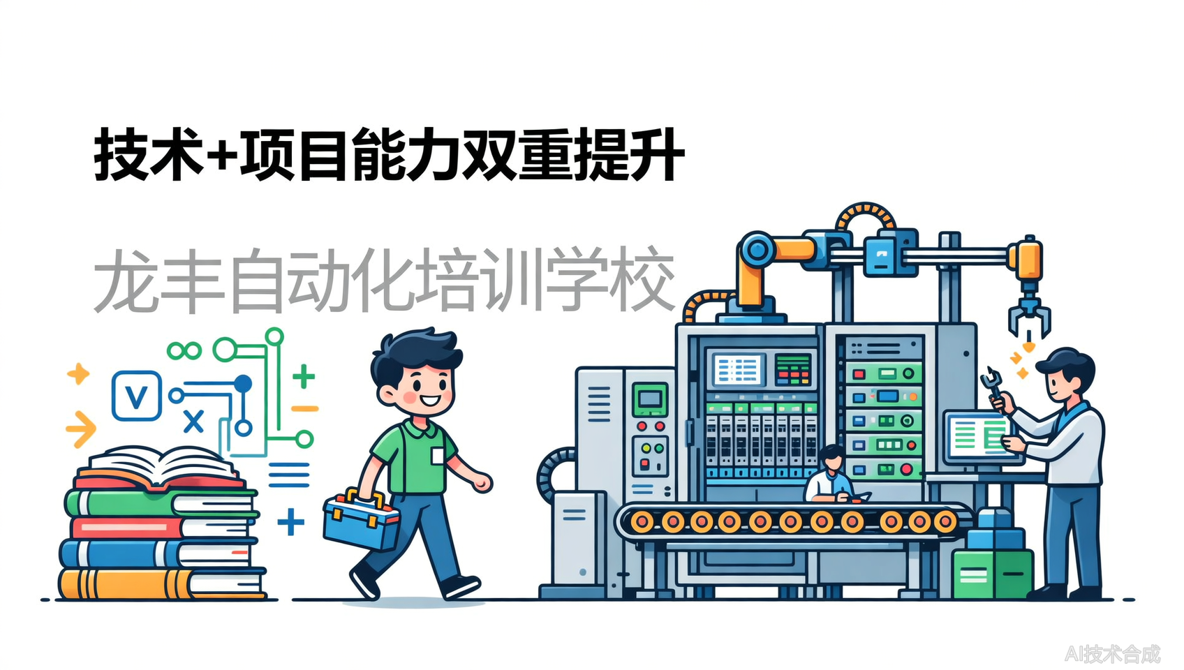 在龙丰自动化培训（广州校区）不仅学技术，还学会了项目对接