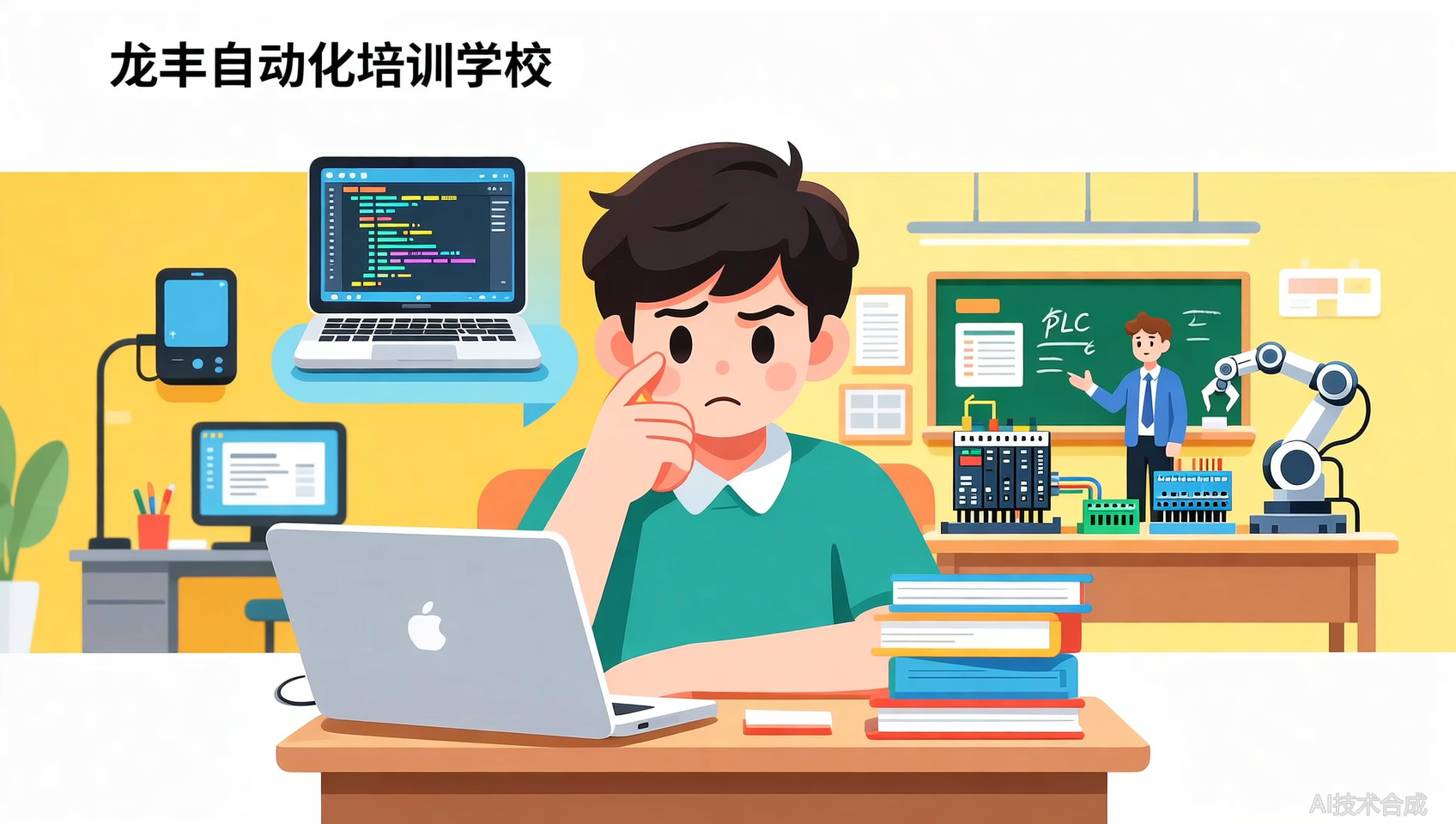 龙丰自动化培训（广州校区）的线上平台值不值得买？对比线下再说