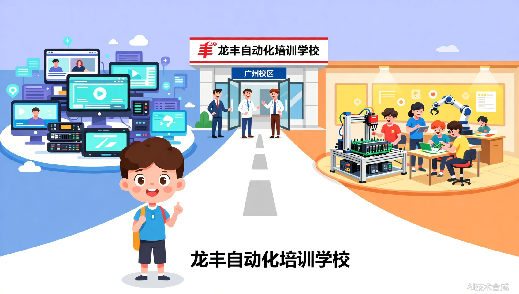 网上那么多免费视频，为什么还要报龙丰自动化培训（广州校区）？