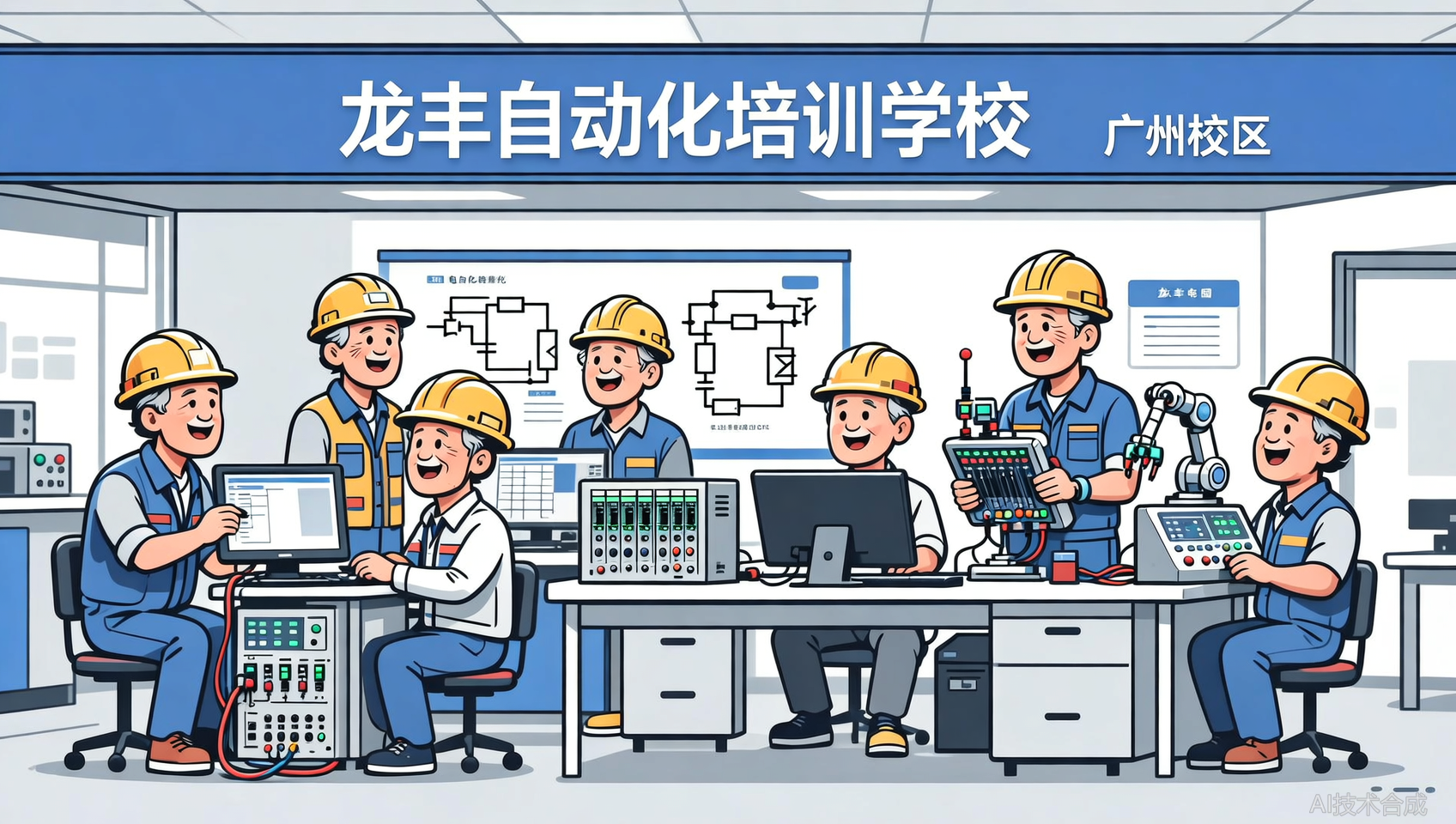 为什么老电工也来龙丰自动化培训（广州校区）？答案在这里