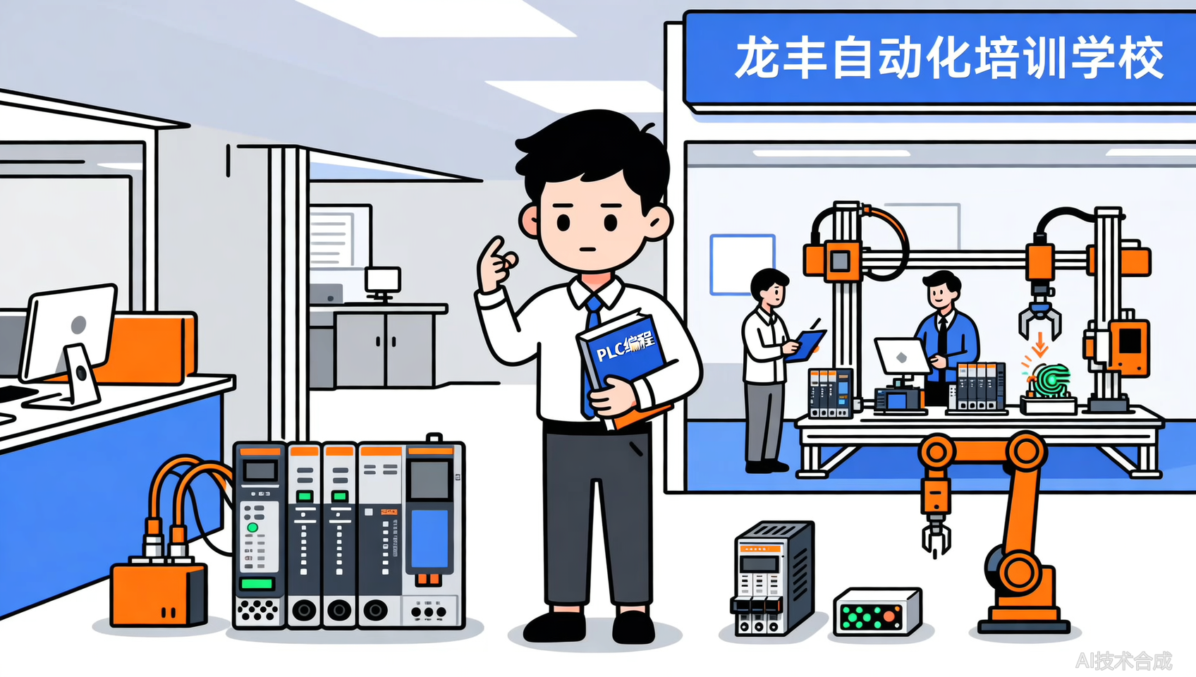 非科班出身，能做PLC编程吗？龙丰自动化培训（广州校区）给出真实案例