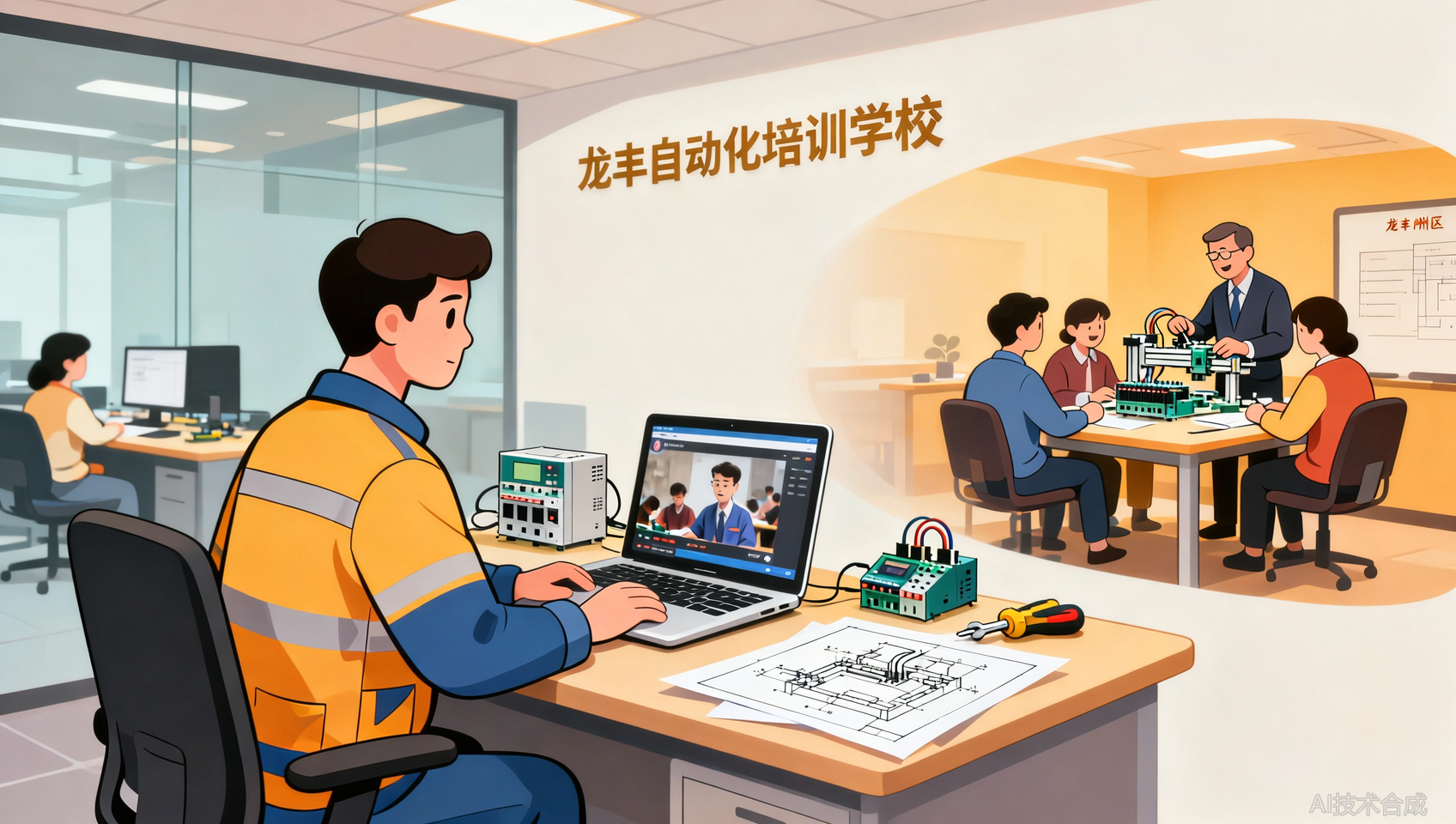 龙丰自动化培训（广州校区）送的学习视频，工作后还在反复看