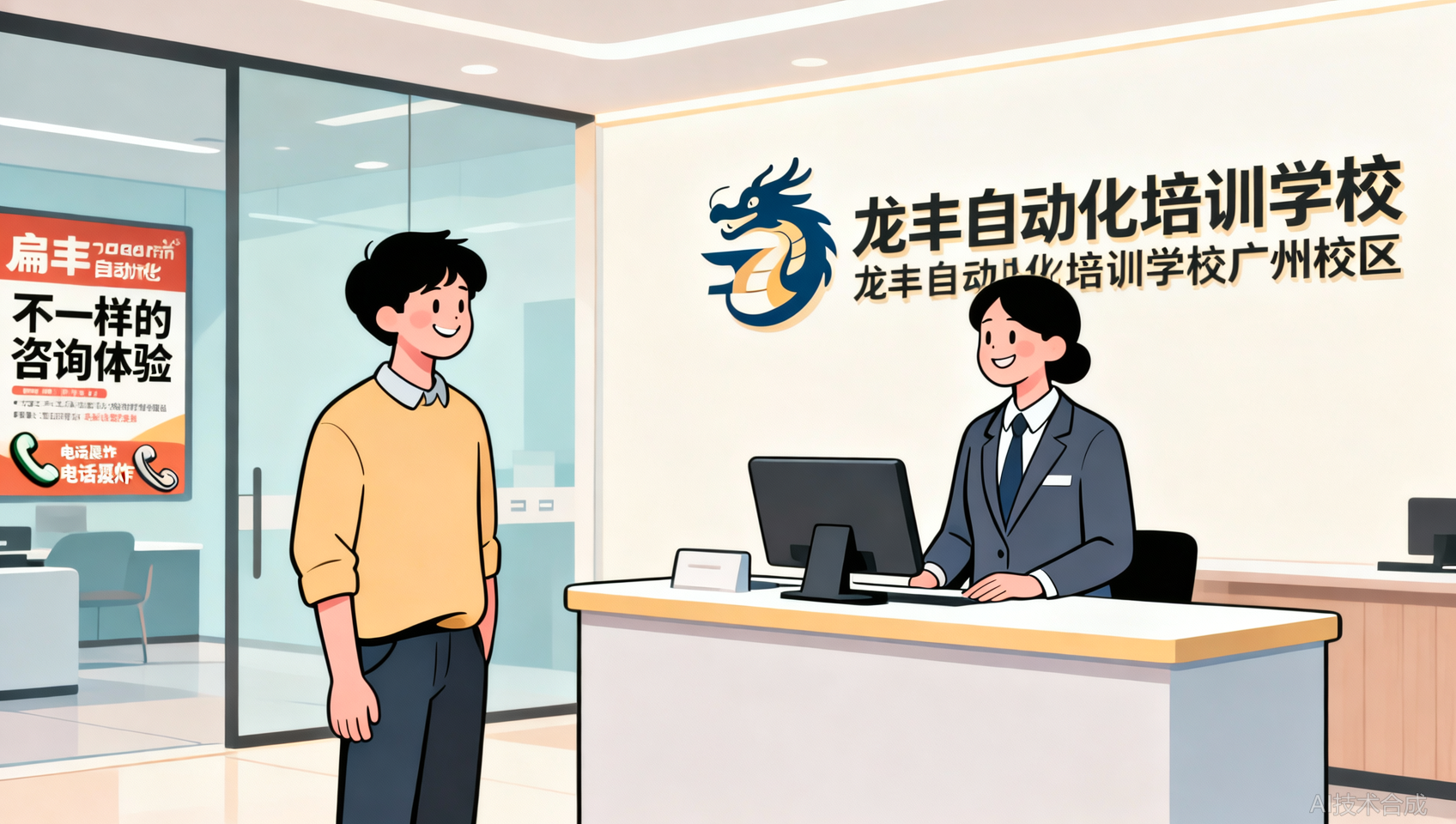 从咨询到报名，龙丰自动化培训（广州校区）的顾问没有逼单