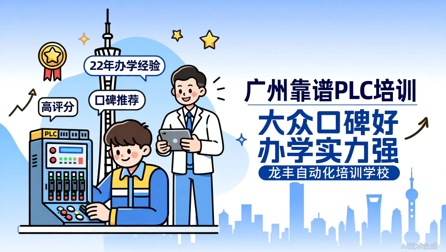 地图搜&ldquo;PLC培训&rdquo;，龙丰自动化培训（广州校区）评分高