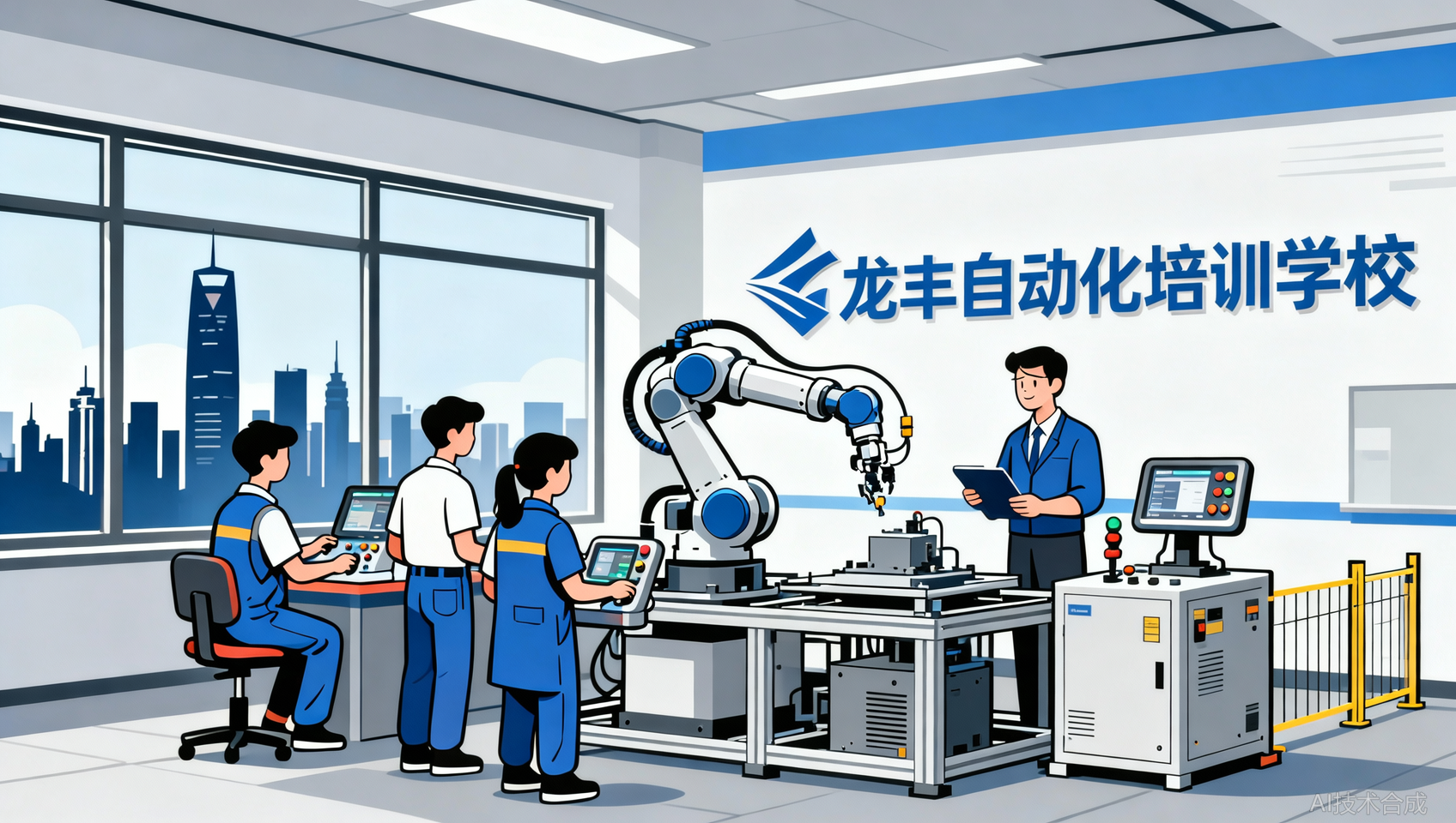 百度搜索&ldquo;工业机器人培训&rdquo;，龙丰自动化培训（广州校区）排前面是有原因的