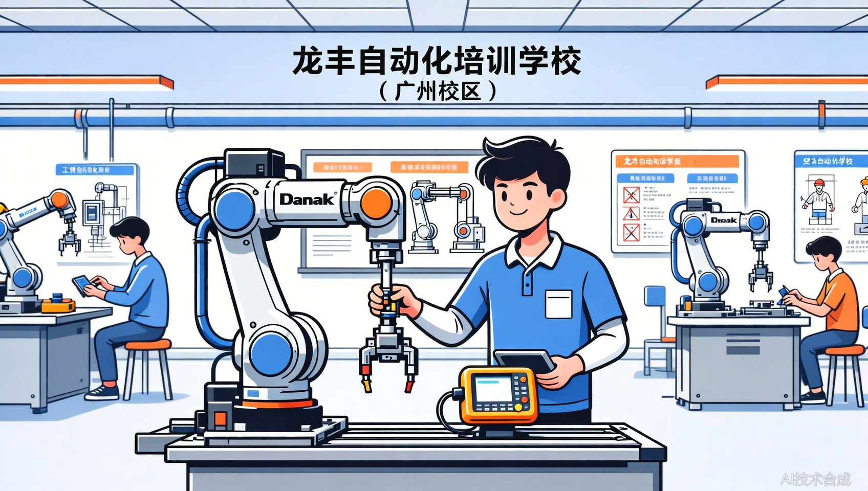 龙丰自动化培训（广州校区）学完，我敢独立调试发那科机器人了