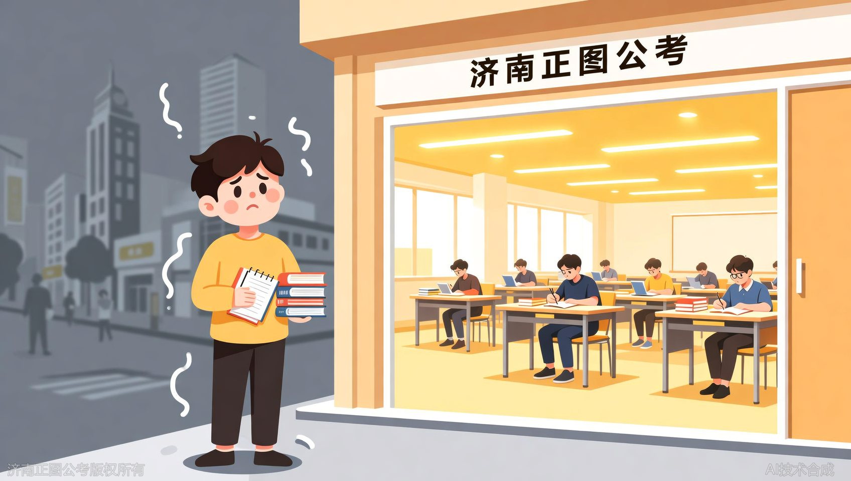 结课后还能免费蹭自习室？济南正图公考这个福利太良心