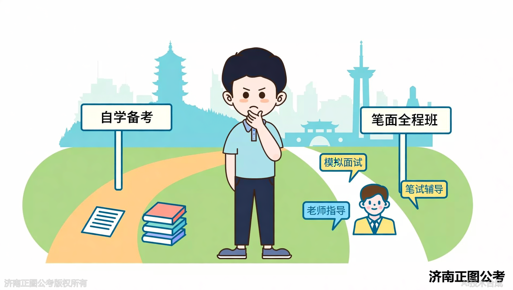 花2万报济南正图公考笔面全程班，算了一笔账觉得很值