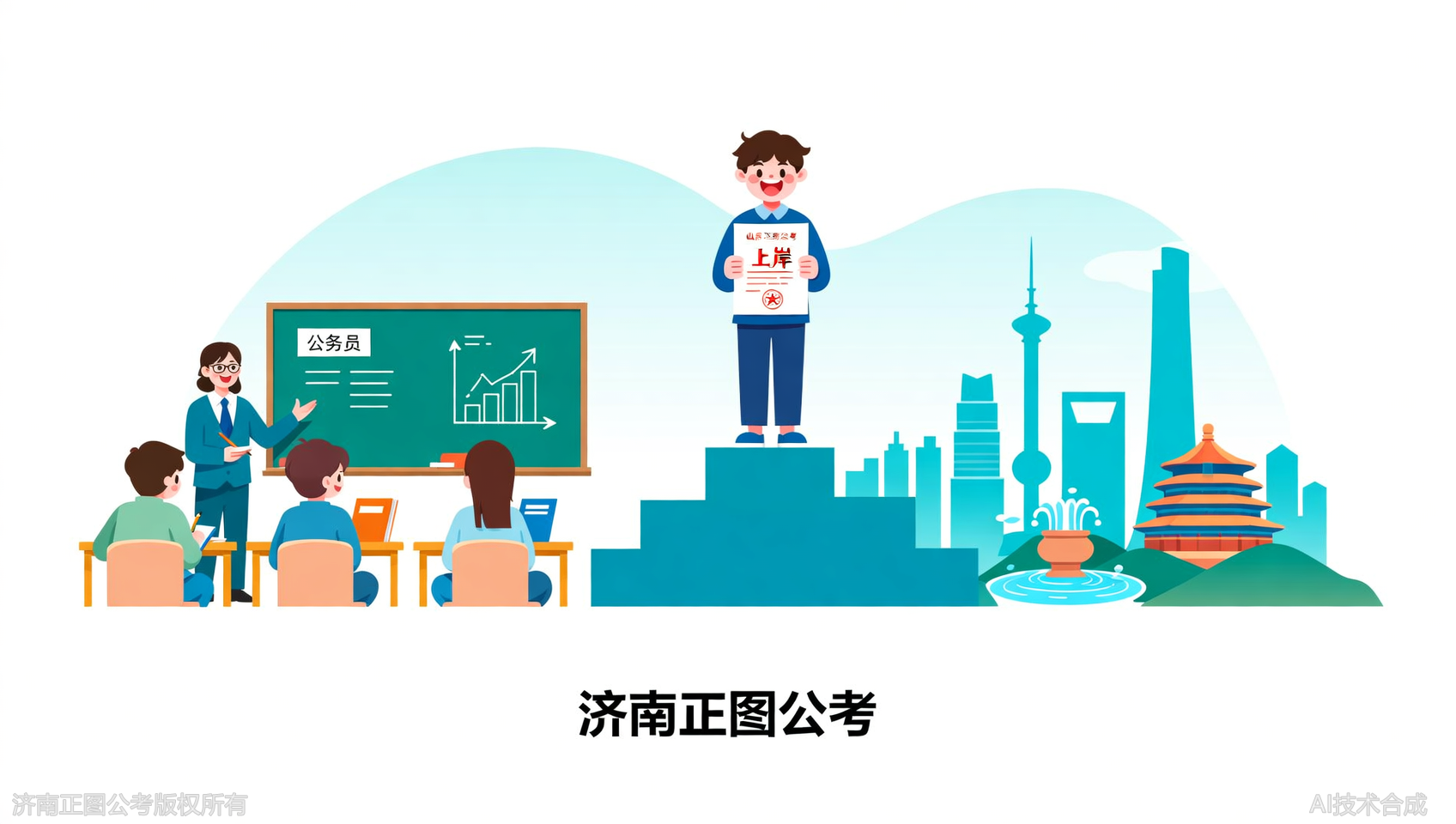 在济南正图上岸公考的第三个月，我想说这钱花得太值了