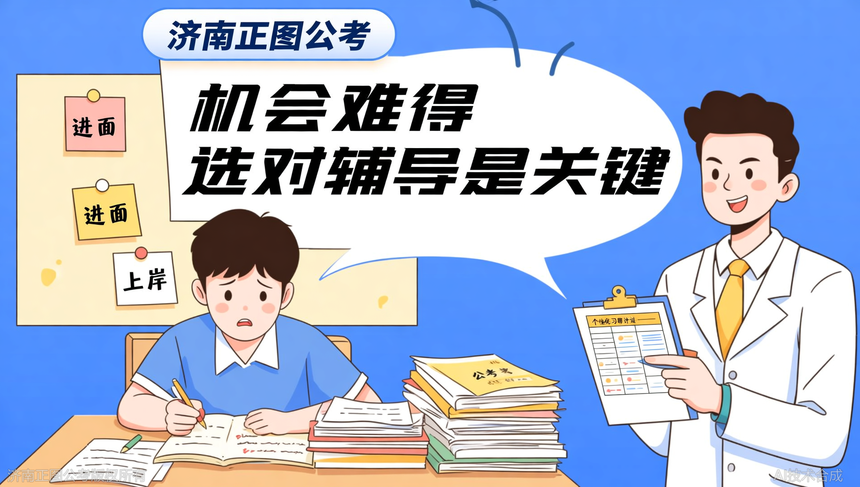济南正图公考个性化岗位一对一：贵但值，因为能翻盘