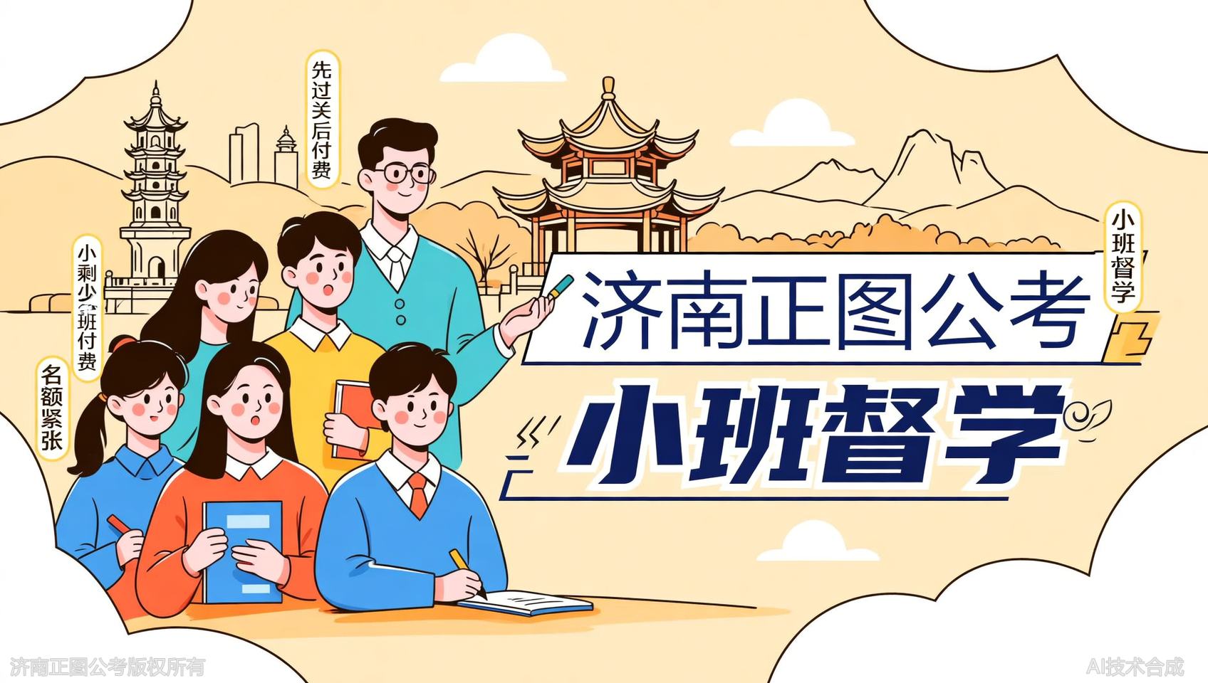 济南正图公考&ldquo;先过关后付费&rdquo;名额仅剩20个，手慢无