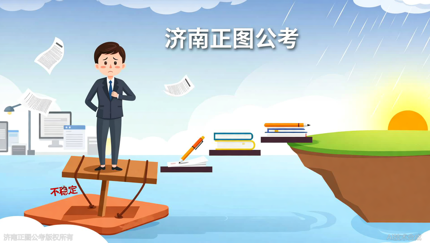 工作三年还是临时工？济南正图公考带你告别不稳定