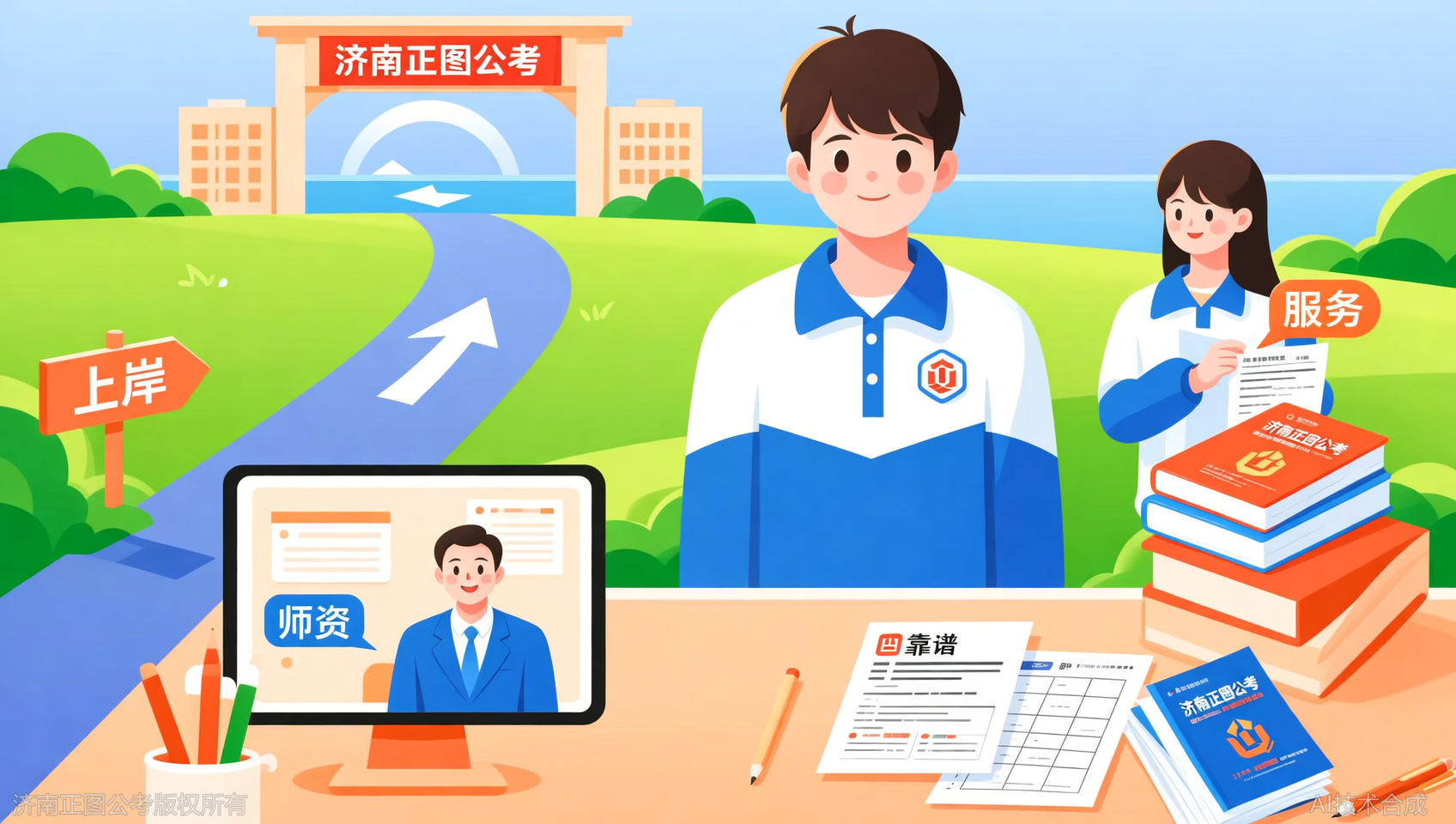 上岸后我推荐了3个学弟来济南正图公考，因为真的有效