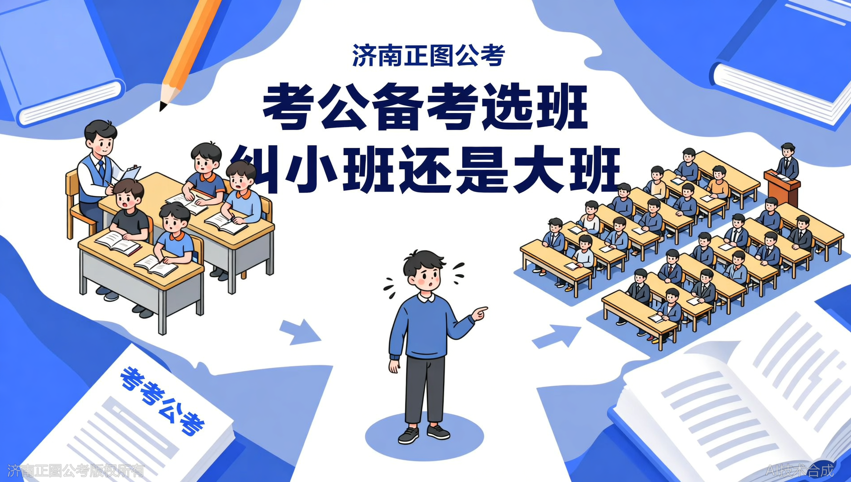 济南正图公考小班教学vs大班流水线，效果差别竟然这么大