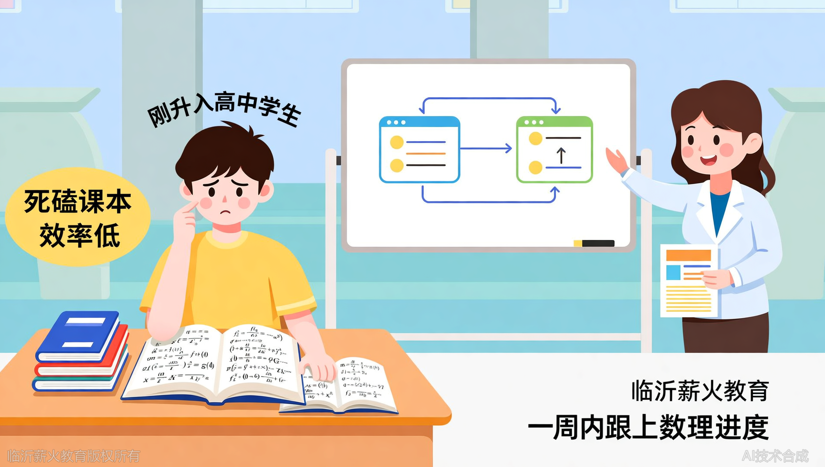 高一数学物理听不懂，别死磕课本 &mdash;&mdash; 临沂薪火教育（原百分百优学教育）的衔接方法让孩子三周跟上