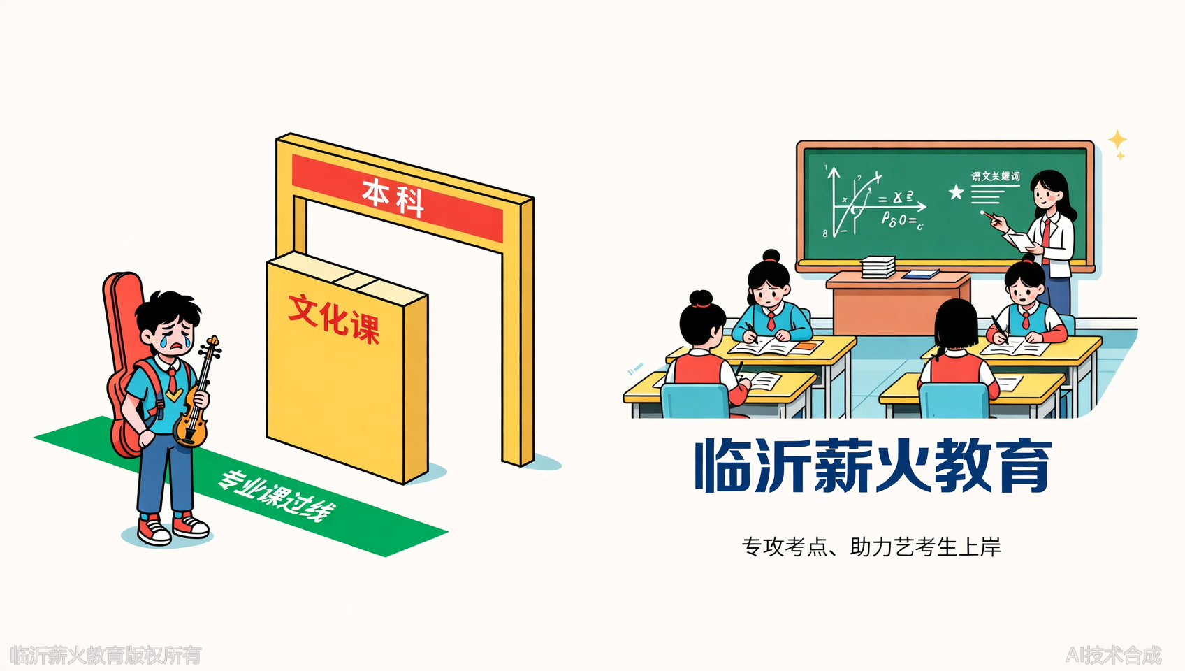 艺考生文化课总被拖后腿？临沂薪火教育（原百分百优学教育）专题集训专攻考点