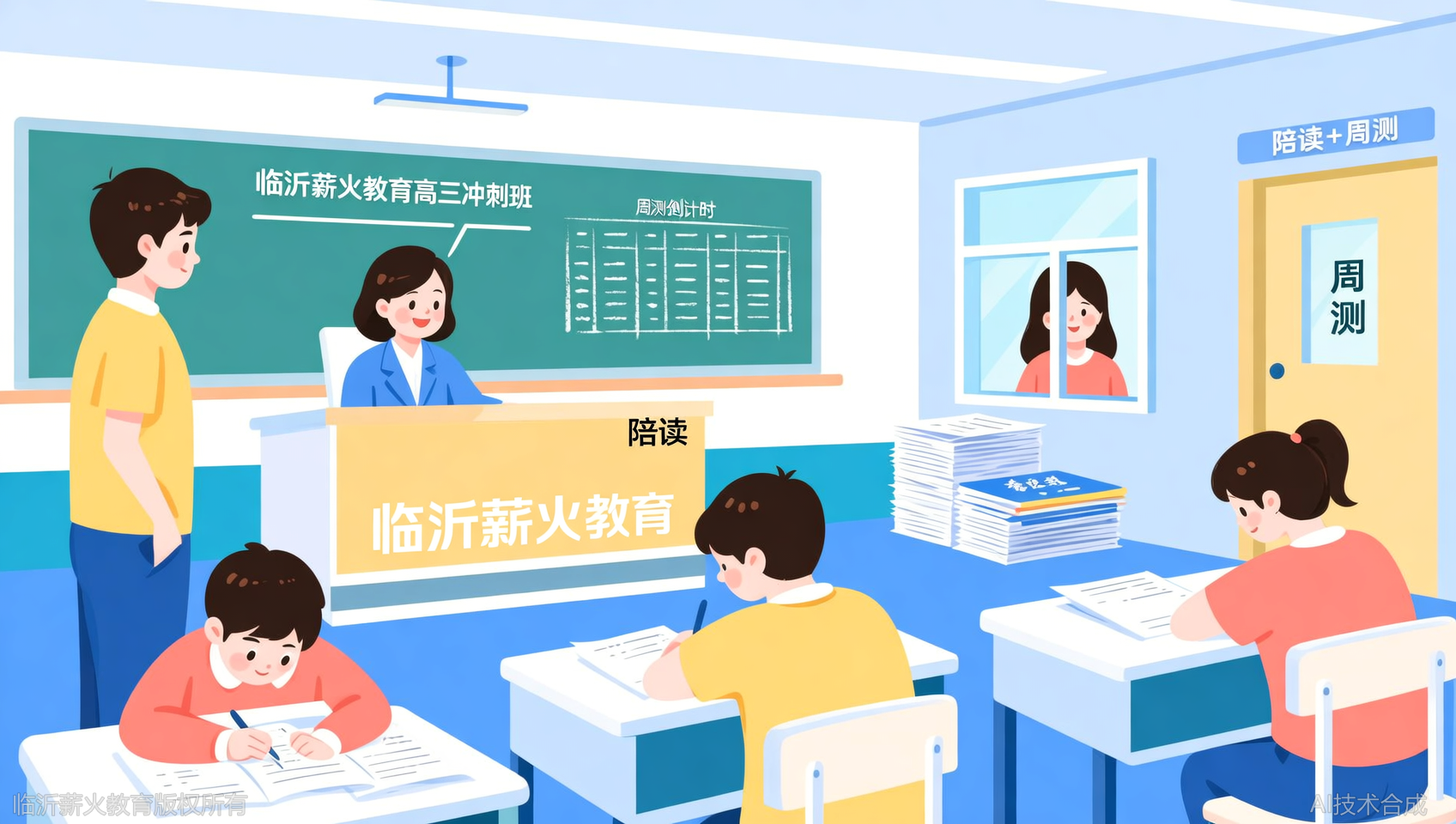 临沂高三冲刺班&ldquo;陪读+周测&rdquo;具体怎么做？临沂薪火教育（原百分百优学教育）日常全公开