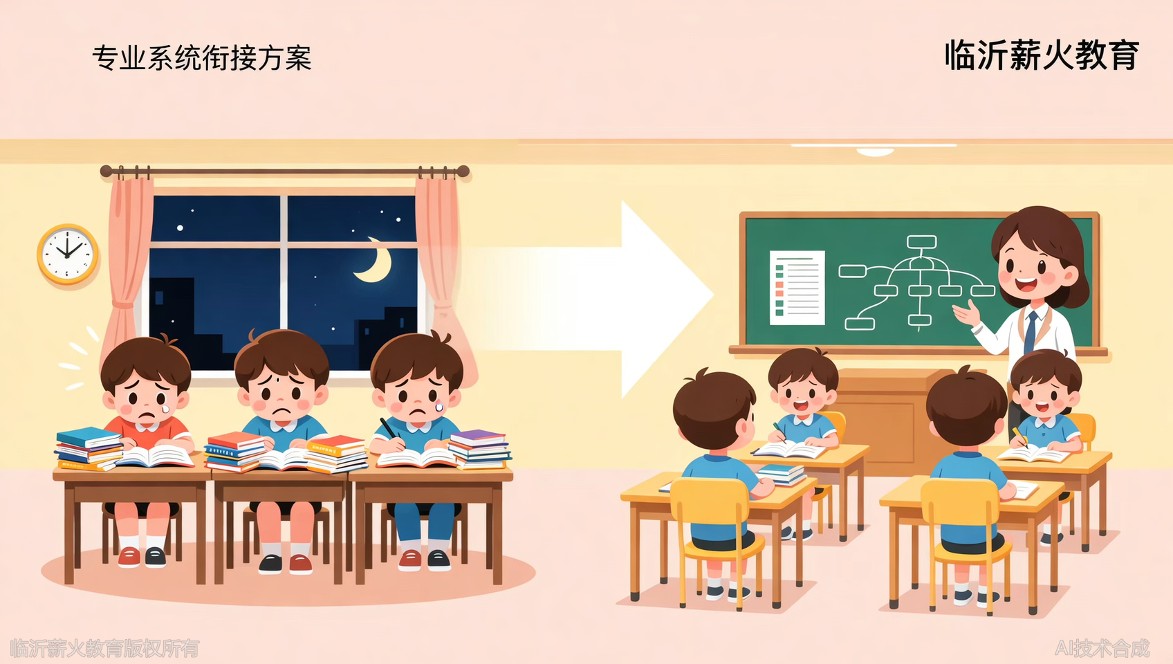 小学高年级跟不上节奏，小升初衔接怎么做？临沂薪火教育（原百分百优学教育）系统衔接方案