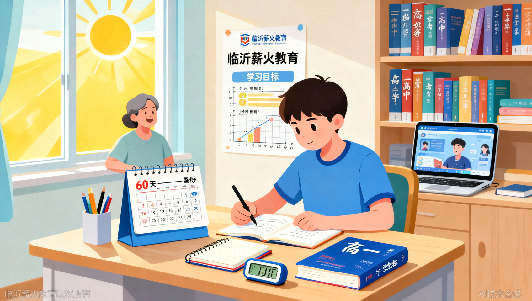 别等高一开学第一次月考哭，临沂薪火教育（原百分百优学教育）告诉你这60天暑假该补的是这3件事