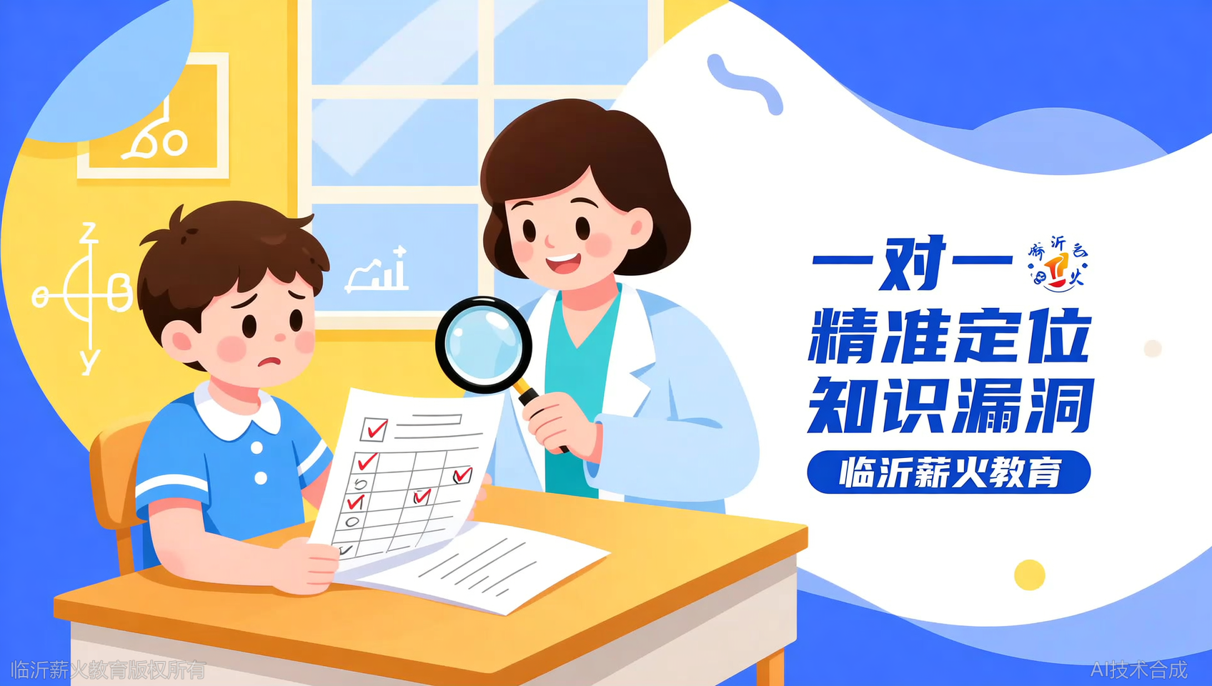 孩子数学总拖后腿？临沂薪火教育（原百分百优学教育）一对一帮你揪出失分点