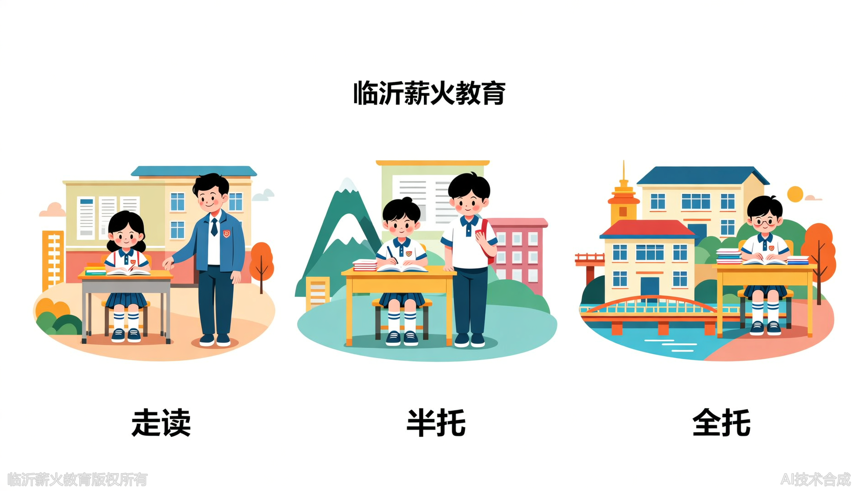 临沂中考冲刺，半托、全托、走读哪个更合适？临沂薪火教育（原百分百优学教育）场景对比