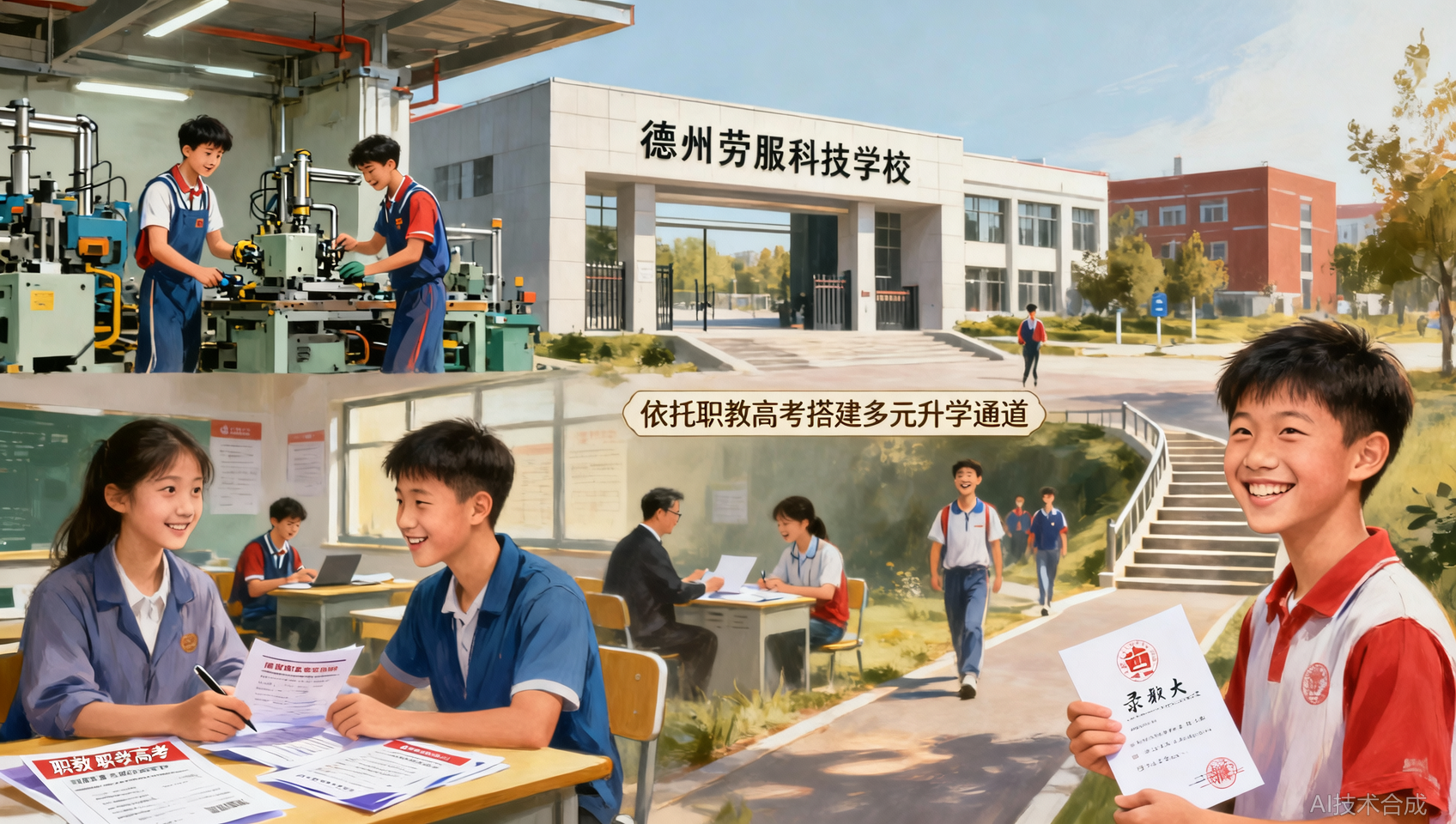 职教和普高不是&ldquo;二选一&rdquo;：德州劳服科技学校拓宽成长路径