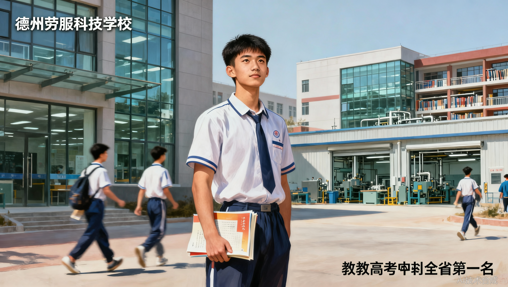 高考专业高分突破：德州劳服科技学校王鹏飞同学的学习经
